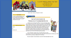 Desktop Screenshot of loveandlearningdaycare.com